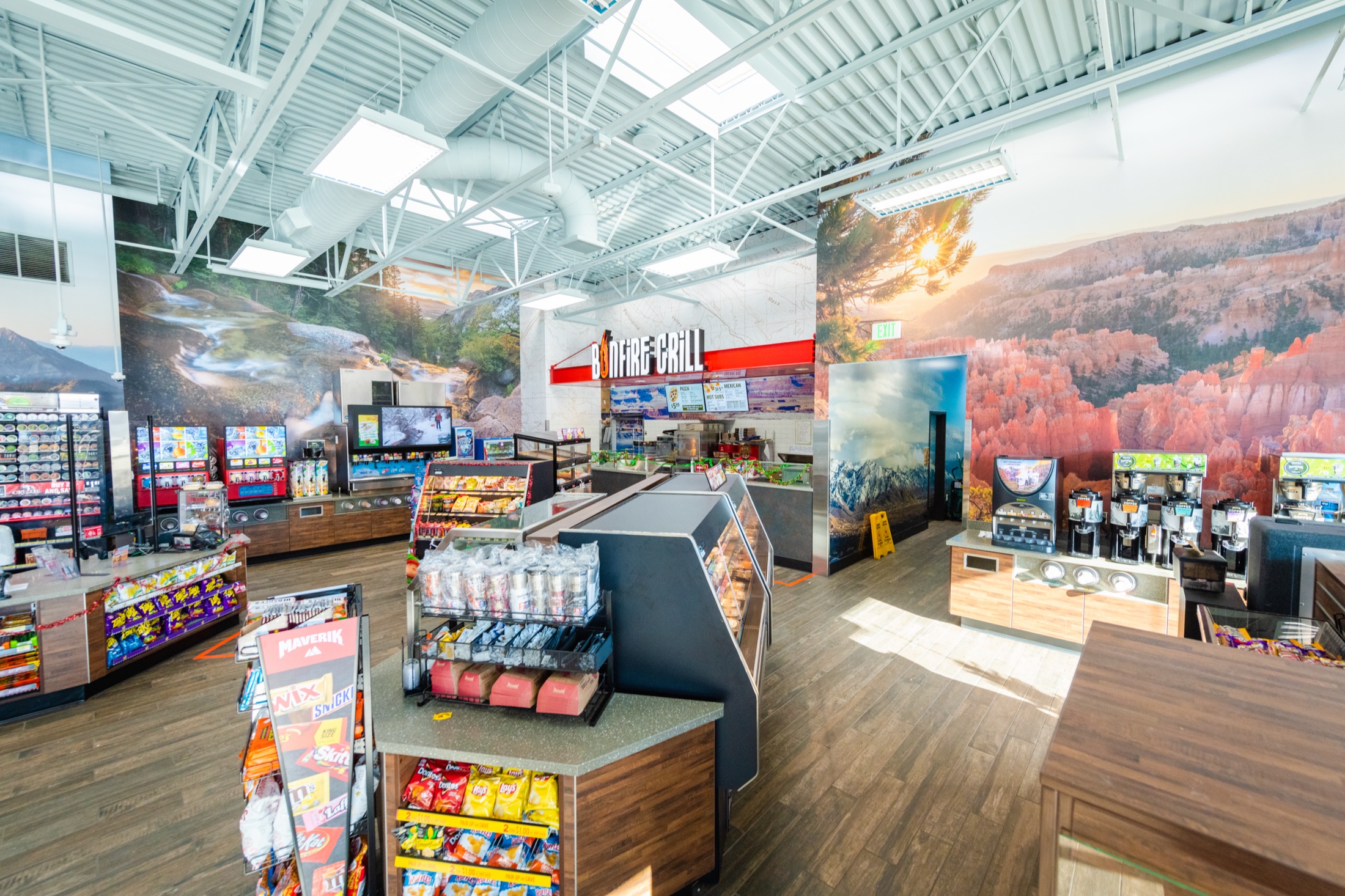 Maverik store interior