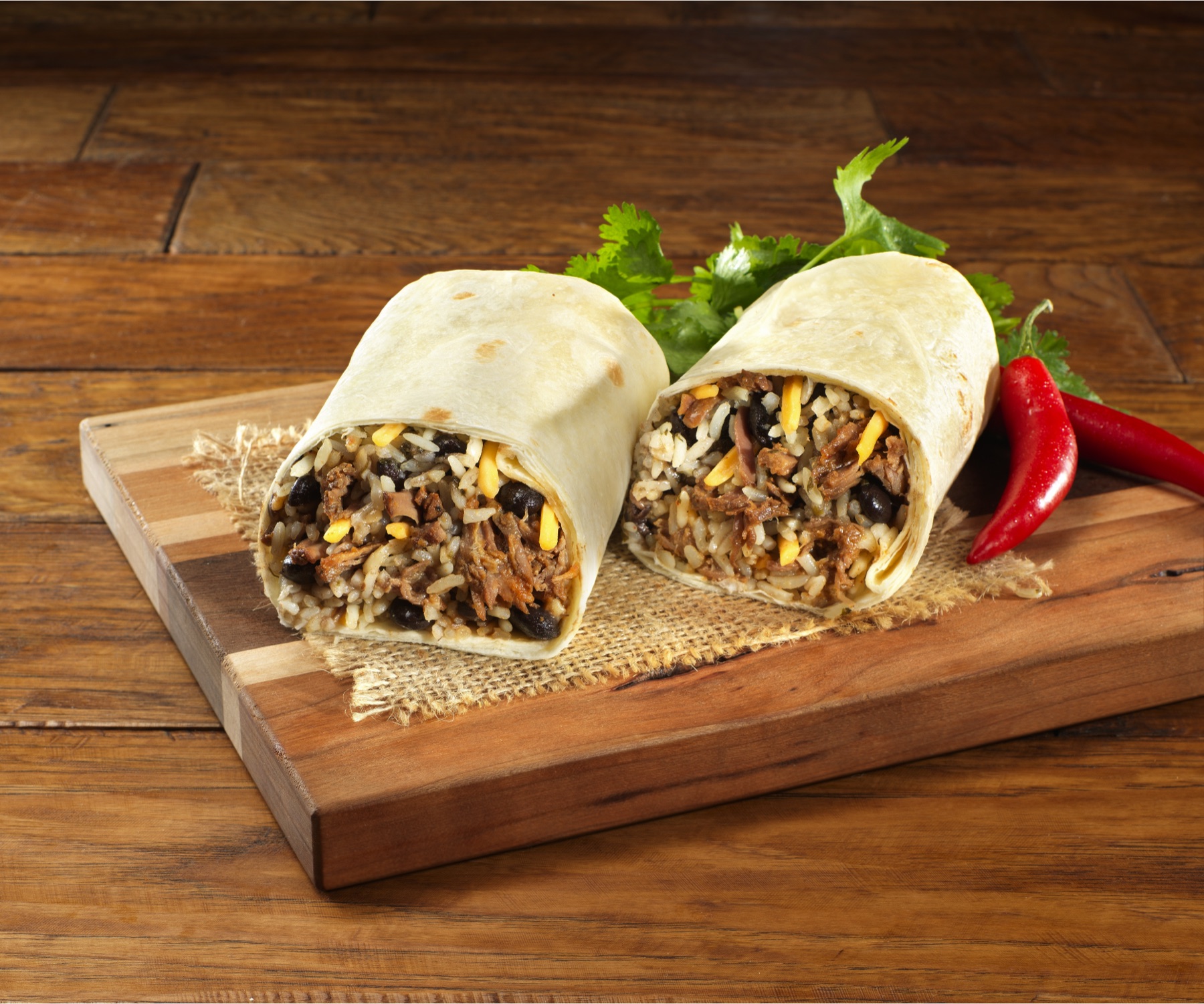 Maverik sweet pork barbacoa burrito